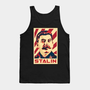 Joseph Stalin Propaganda Poster Tank Top